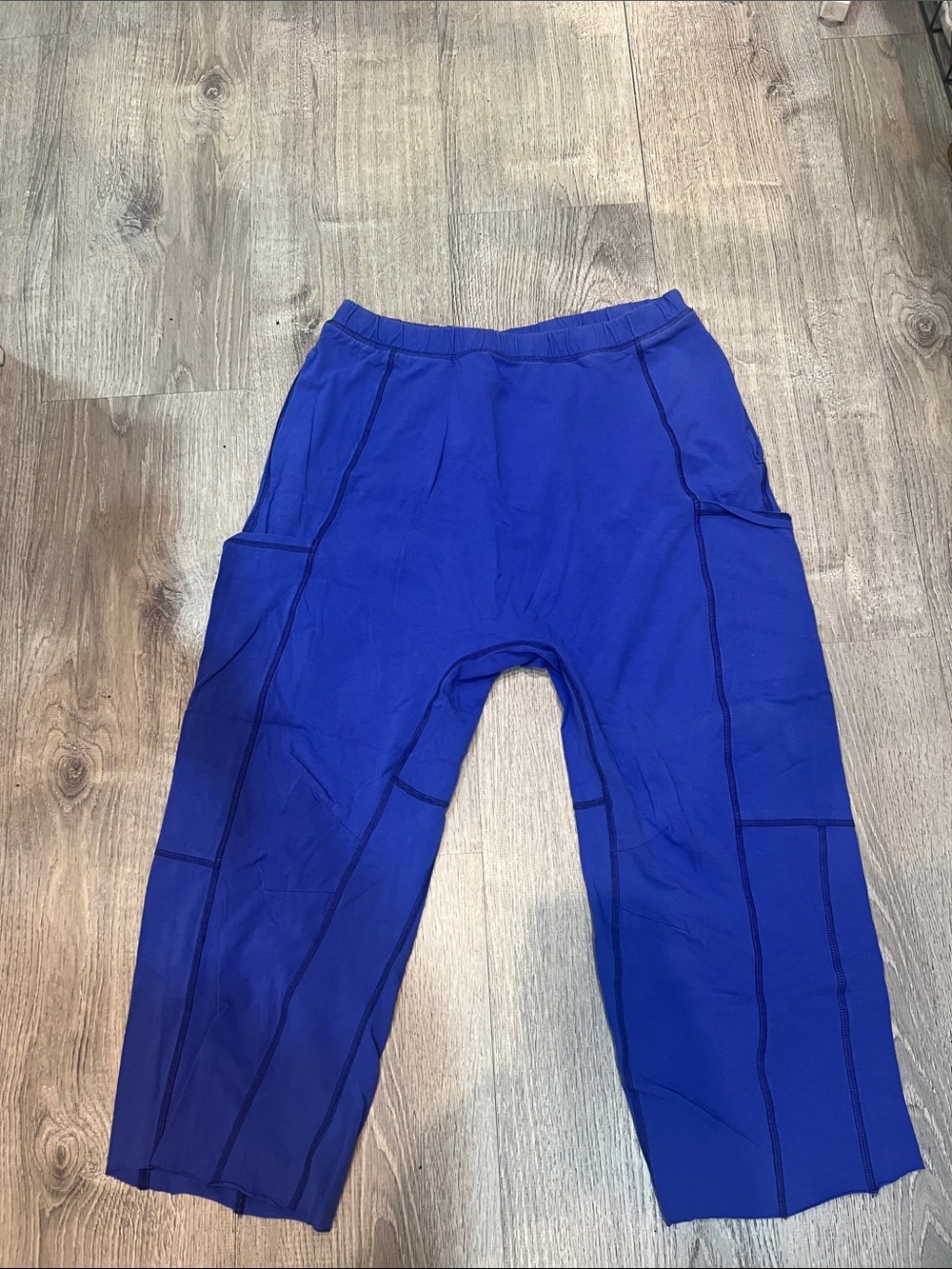 Free People Movement hot shot pants Royal Blue L